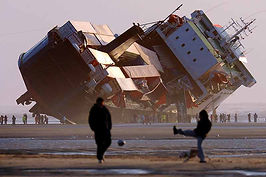 Ship salvage operation